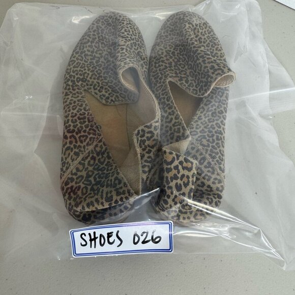 Lucky Brand Leopard Print Size 7.5 Cahill Loafer Mule Convertible Suede - Picture 10 of 10